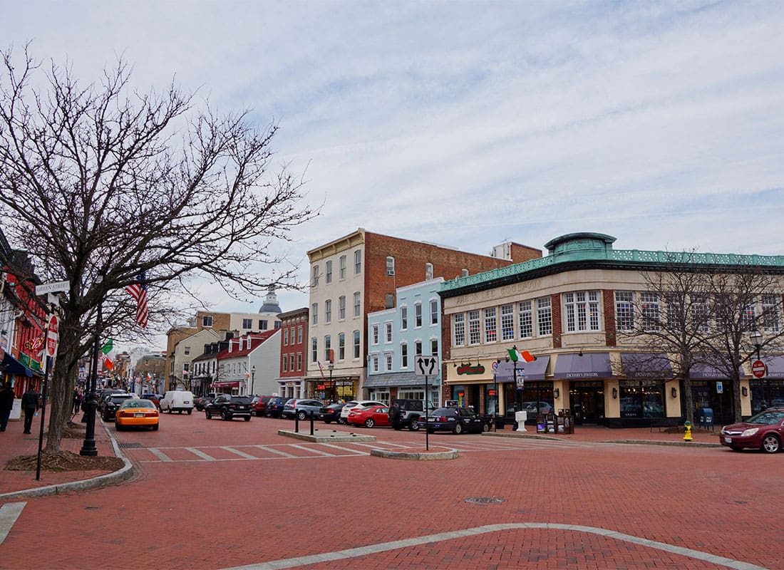 Mount Airy, MD - Downtown Annapolis in Maryland on a Cloudy Day